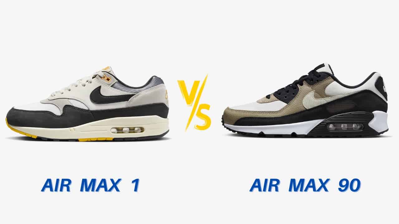 Air Max 1 vs Air Max 90